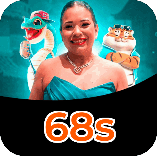 Plataforma 68s mostrando interface moderna, jogos certificados e recursos de segurança licenciados